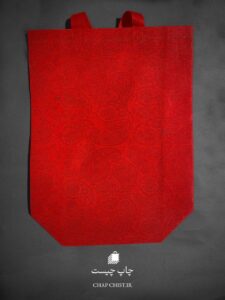 بگ پارچه ای طرح دار - اسپان باند قرمز