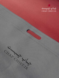 کیسه پارچه ای اسپان باند دسته پانچ طوسی